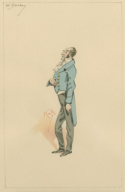 Mr. Paul Dombey, ca. 1920er von Joseph Clayton Clarke